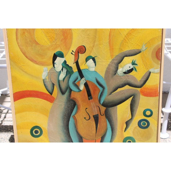 French_Oil_Painting_titled_Le_Dance,_1944 slide5