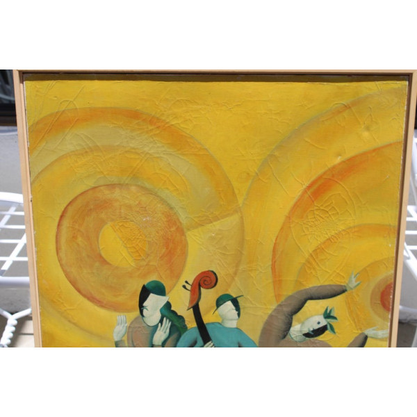 French_Oil_Painting_titled_Le_Dance,_1944 slide4