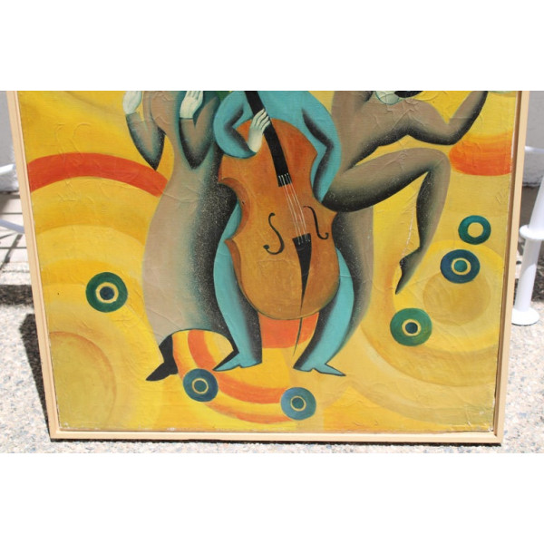 French_Oil_Painting_titled_Le_Dance,_1944 slide3