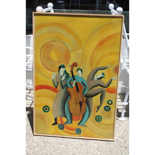 French_Oil_Painting_titled_Le_Dance,_1944 slide1