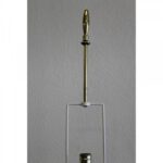 Brass and Glass Lamp attrib. to Laurel