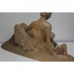 Woman w/Pan by Joe Descomps