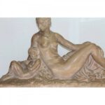 Woman w/Pan by Joe Descomps