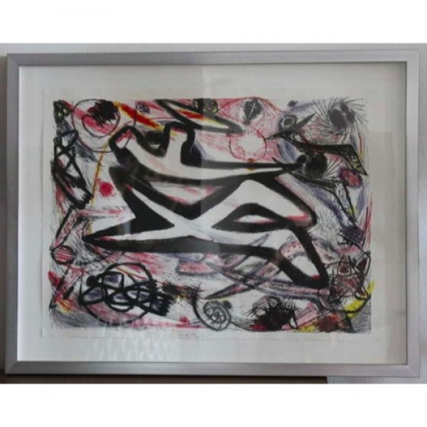 Frank Lobdell Lithograph, 19/100 by 3 EP Press