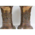 Pair of Brass/Copper Vases