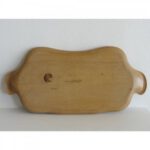 Mary Wright Frosted Oak Serving/Hostess Tray