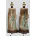 Ceramic (Brown/Green) Lamps