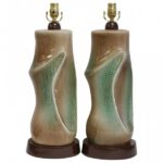 Ceramic (Brown/Green) Lamps