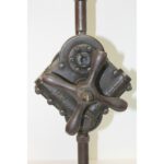 Metal Drill Sculpture