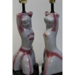 Pair of Ceramic Lamps, attributed to Heifetz