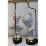 Ceramic His and Hers Lamps