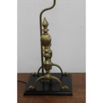 Custom Pair of English Fire Dog Lamps