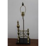 Custom Pair of English Fire Dog Lamps