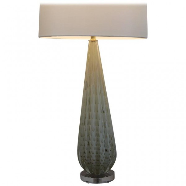 Murano Lamp on Lucite Base circa 1970s