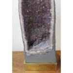 Monumental Pair of Geode Lamps