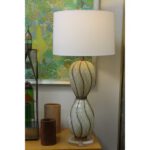 Venetian Glass Lamp by the MARBRO Lamp Company, Los Angeles, CA.