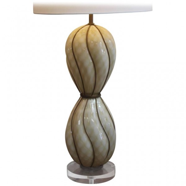 Venetian Glass Lamp by the MARBRO Lamp Company, Los Angeles, CA. by MARBRO Lamp Company circa 1960s