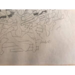 Fritz Rauh (1920-2011) Drawing, dated 81