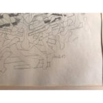 Fritz Rauh (1920-2011) Drawing, dated 81