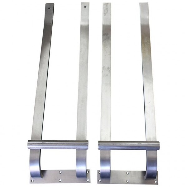 Pair of Steel Door Handles