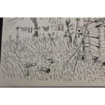 Drawing by Paul Wonner and William Theophilus Brown