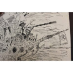 Drawing by Paul Wonner and William Theophilus Brown