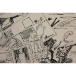 Drawing by Paul Wonner and William Theophilus Brown