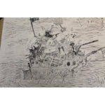 Drawing by Paul Wonner and William Theophilus Brown