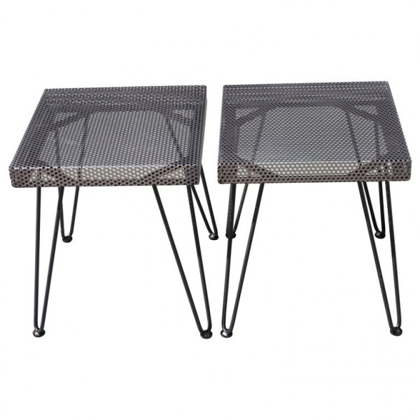 Studio Perforated End Tables