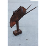 Contemporary Steel Brutalist Sculpture