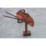 Contemporary Steel Brutalist Sculpture