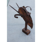 Contemporary Steel Brutalist Sculpture