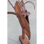 Contemporary Steel Brutalist Sculpture