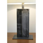 Custom Rectangular Steel Table Lamp, Medium Version