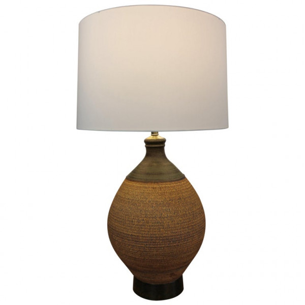 Stoneware Lamp by Bob Kinzie for Affiliated Craftsmen circa 1970s