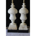 Pair of Alabaster Table Lamps