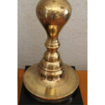 Pair of Custom Moroccan Brass Lamps