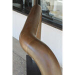 Copper and Steel Brutalist Sculpture