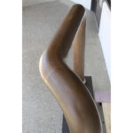 Copper and Steel Brutalist Sculpture