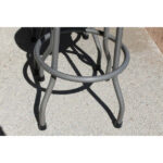 Three Custom Futuristic Swivel Barstools