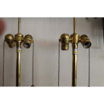 Pair of Alabaster Lamps by the MARBRO Lamp Company, Los Angeles, CA.