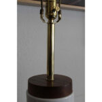 Ceramic Cylindrical Abstract Lamp