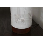 Ceramic Cylindrical Abstract Lamp