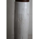Ceramic Cylindrical Abstract Lamp