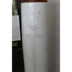 Ceramic Cylindrical Abstract Lamp