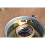 Pair of Aluminum Sphere Lamps by Raymor