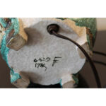 Italian Ceramic TV Lamp