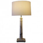 Marble Lamp, Made in Italy for I. Magnin [amp] Company