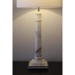 Marble Lamp, Made in Italy for I. Magnin [amp] Company