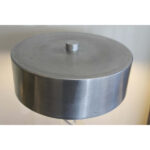 Machine Age Aluminum Musical Note Table Lamp